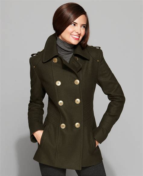 gucci mohair pea coat|Designer Women's Winter Coats: Peacoats For Women.